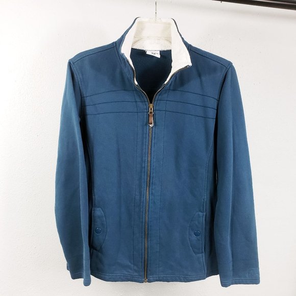 Columbia Jackets & Blazers - Columbia Women's Blue Lined Full Zip Long Sleeve Coat Sweater Jacket